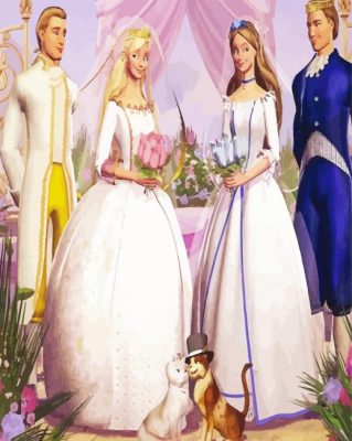 Barbie Wedding Paint By Number