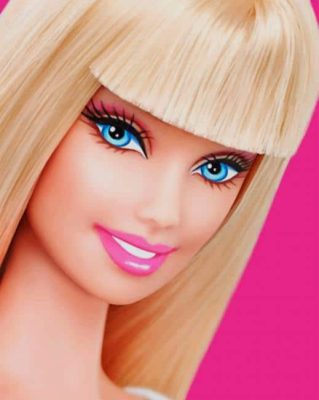 Barbie Paint By Number art