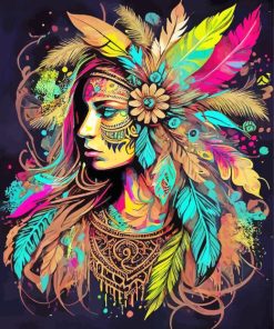 Bohemian Lady Paint By Number