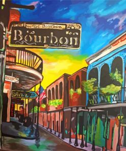 Bourbon Street Paint By Number