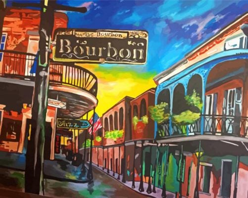 Bourbon Street Paint By Number