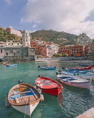 Cinque Terre National Park Paint By Number
