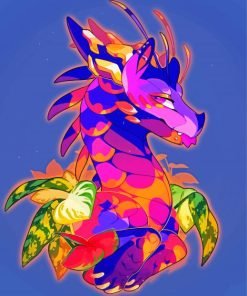 Colorful Dragon Art Paint By Number