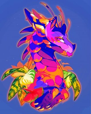 Colorful Dragon Art Paint By Number