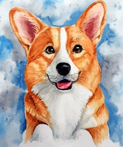 Corgi Dog Art Paint By Number