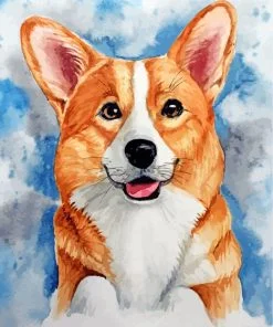 Corgi Dog Art Paint By Number