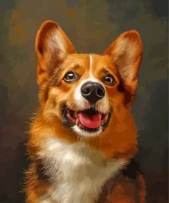 Brown Corgi Paint By Number