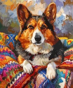 Aesthetic Corgi Dog Paint By Number