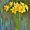 Daffodil Flowers Vase Paint By Number
