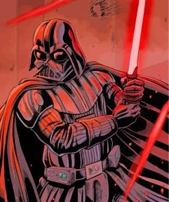 Darth Vader Art Paint By Number