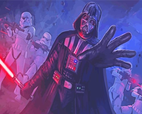 Darth Vader Villain Paint By Number