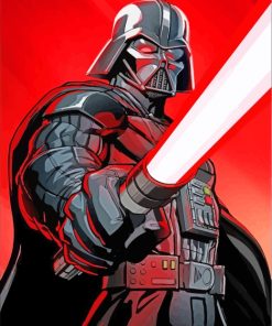 Darth Vader Star Wars Paint By Number