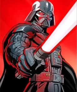 Darth Vader Star Wars Paint By Number