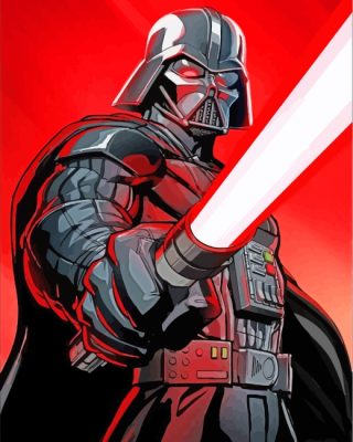 Darth Vader Star Wars Paint By Number