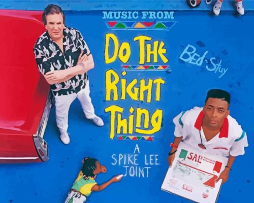 Do The Right Thing Poster Paint By Number