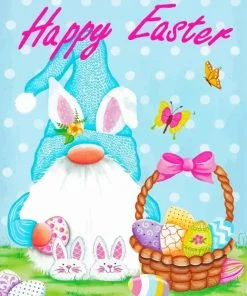 Easter Gnome Paint By Number