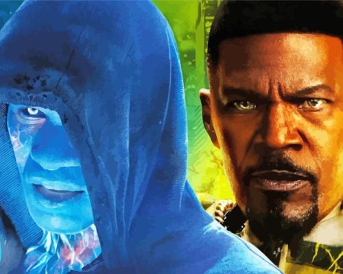 Electro Spider Man Paint By Number