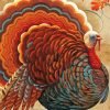 Fall Turkey Paint By Number