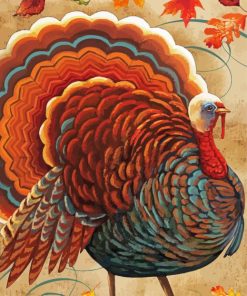 Fall Turkey Paint By Number