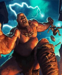 Fantasy Cyclops paint by number