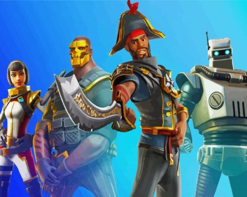 Fortnite Illustration Paint By Number