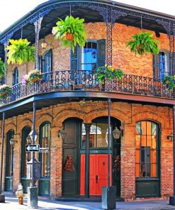 French Quarter New Orleans Paint By Number