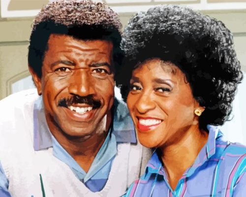 Hal Williams And Marla Gibbs Paint By Number