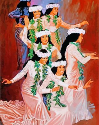 Hawaiian Ladies Paint By Number