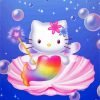 Hello Kitty Mermaid Paint By Number