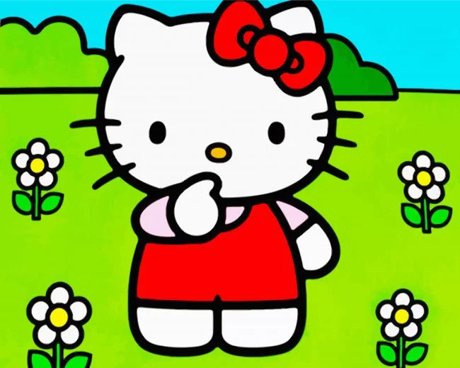 Hello Kitty Art Paint By Numbers Hello Kitty Art Paint By Number