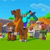 Horse Minecraft Game Paint By Number