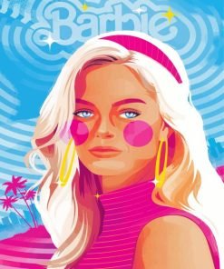 Barbie Poster Paint By Number