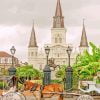 Jackson Square New Orleans Paint By Number