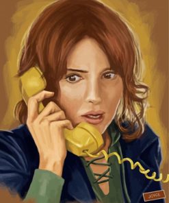 Joyce Byers Stranger Things Paint By Numbers art