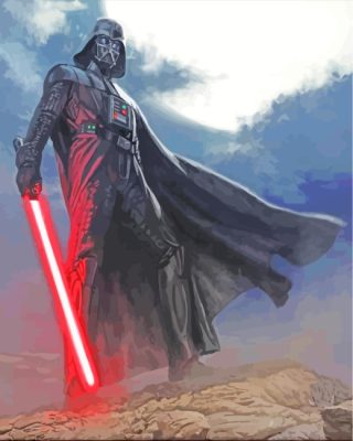 Lord Vader Paint By Number