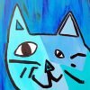 Picasso Blue Cat Paint By Number