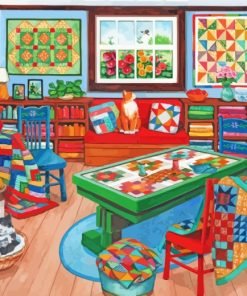 Quilting Room Paint By Number