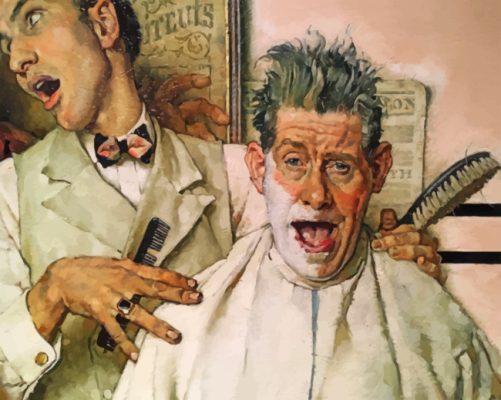Rockwells Barber Paint By Number