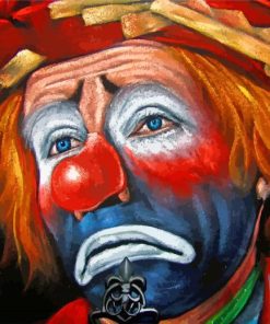 Sad Clown Art Paint By Number