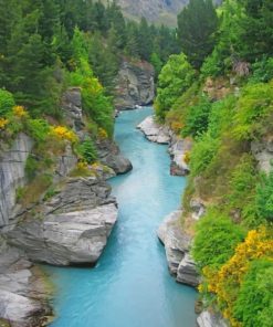 Shotover Jet Queenstown New Zealand Paint By Number