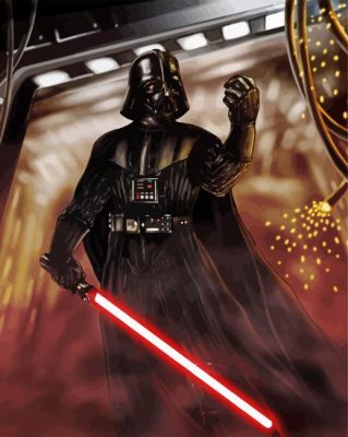Sith Lord Darth Vader Paint By Number