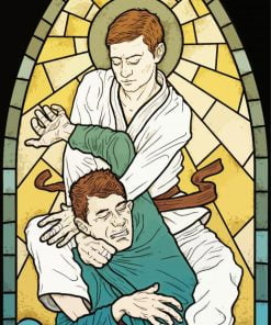 Stained Glass Jiu Jitsu Paint By Number