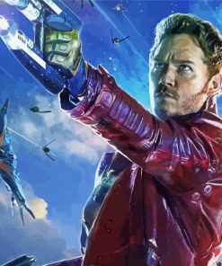Star Lord Guardians Of The Galaxy Paint By Numbers art