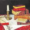 Still Life With Books And Candles Paint By Number