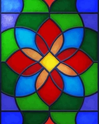 Stained Glass Art Paint By Number