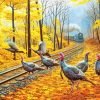 Turkey In The Fall Paint By Numbers