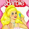 Vintage Barbie Poster Paint By Number