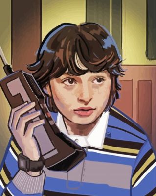 Will Byers Paint By Numbers art