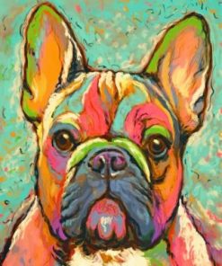 Abstract French Bulldog Art Paint By Number