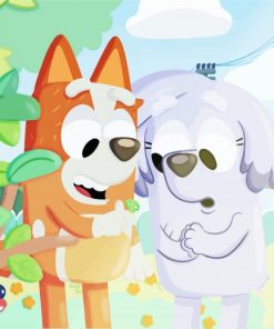 Adorable Bluey Bingo Paint By Number